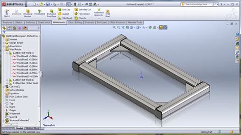 solidworks weld bead template